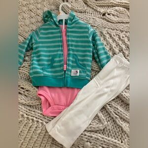 Red Carter Green and Pink Kids Matching Set